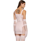 ISA BOULDER SSENSE Exclusive Pink Traveller Gloves