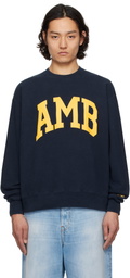 AMBUSH Navy 'AMB' Graphic Sweatshirt