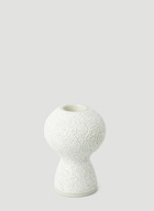 Marloe Marloe Set of Two Lava & Bone Candlestick Holders
