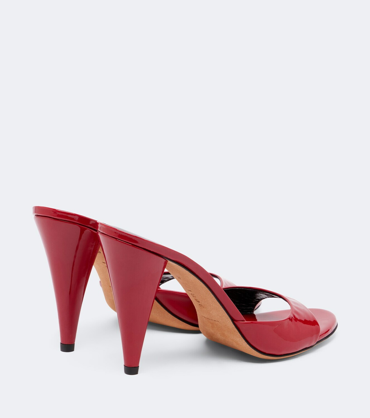 JUDE Hew patent leather mules