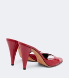 JUDE Hew patent leather mules