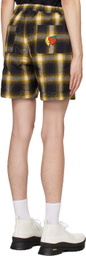 Sky High Farm Workwear Yellow Quilted Shorts