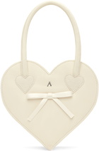 Ashley Williams SSENSE Exclusive White Heart Bag