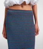Alaïa Crochet cotton pencil skirt