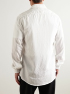 Barena - Surian Striped Modal-Blend Shirt - White