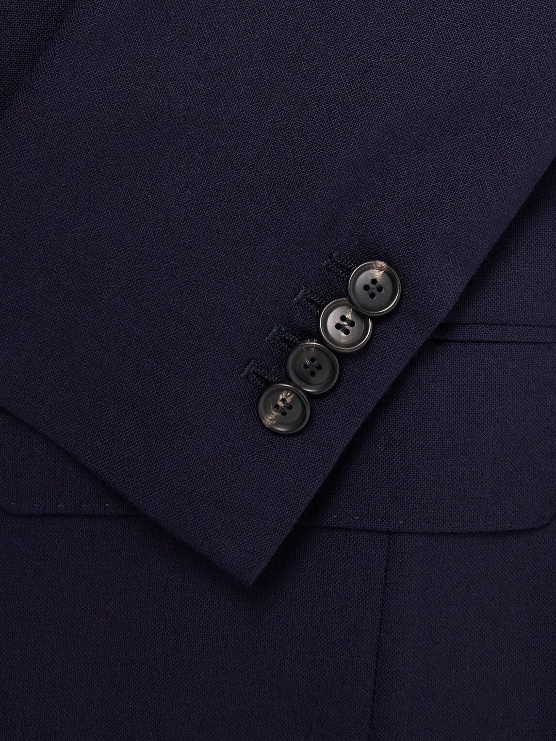 De Petrillo - Virgin Wool Suit Jacket - Blue
