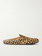 VINNY's - Donnie Leopard-Print Pony Hair Loafers - Animal print