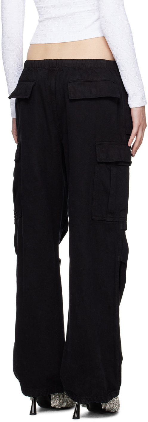 Alexander Wang Black Parachute Denim Trousers Alexander Wang