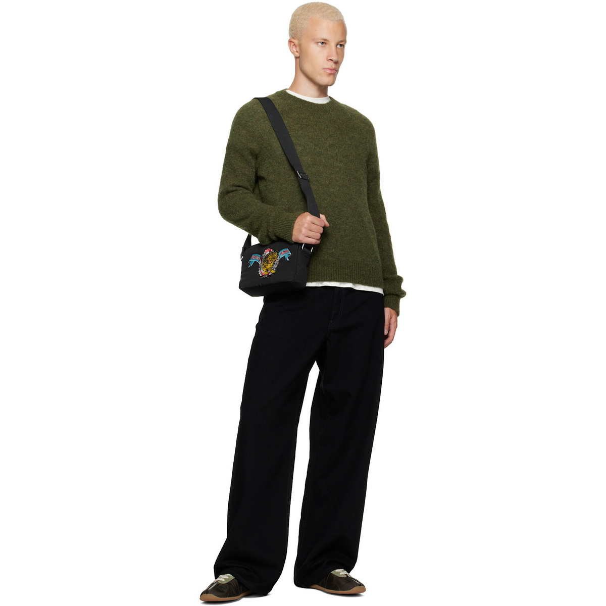 Kenzo Black Kenzo Paris 'KENZO Jumping Tiger' Crossbody Bag