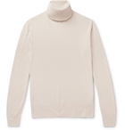 Loro Piana - Dolcevita Slim-Fit Baby Cashmere Rollneck Sweater - Off-white