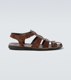 Sabah Porto leather fisherman sandals