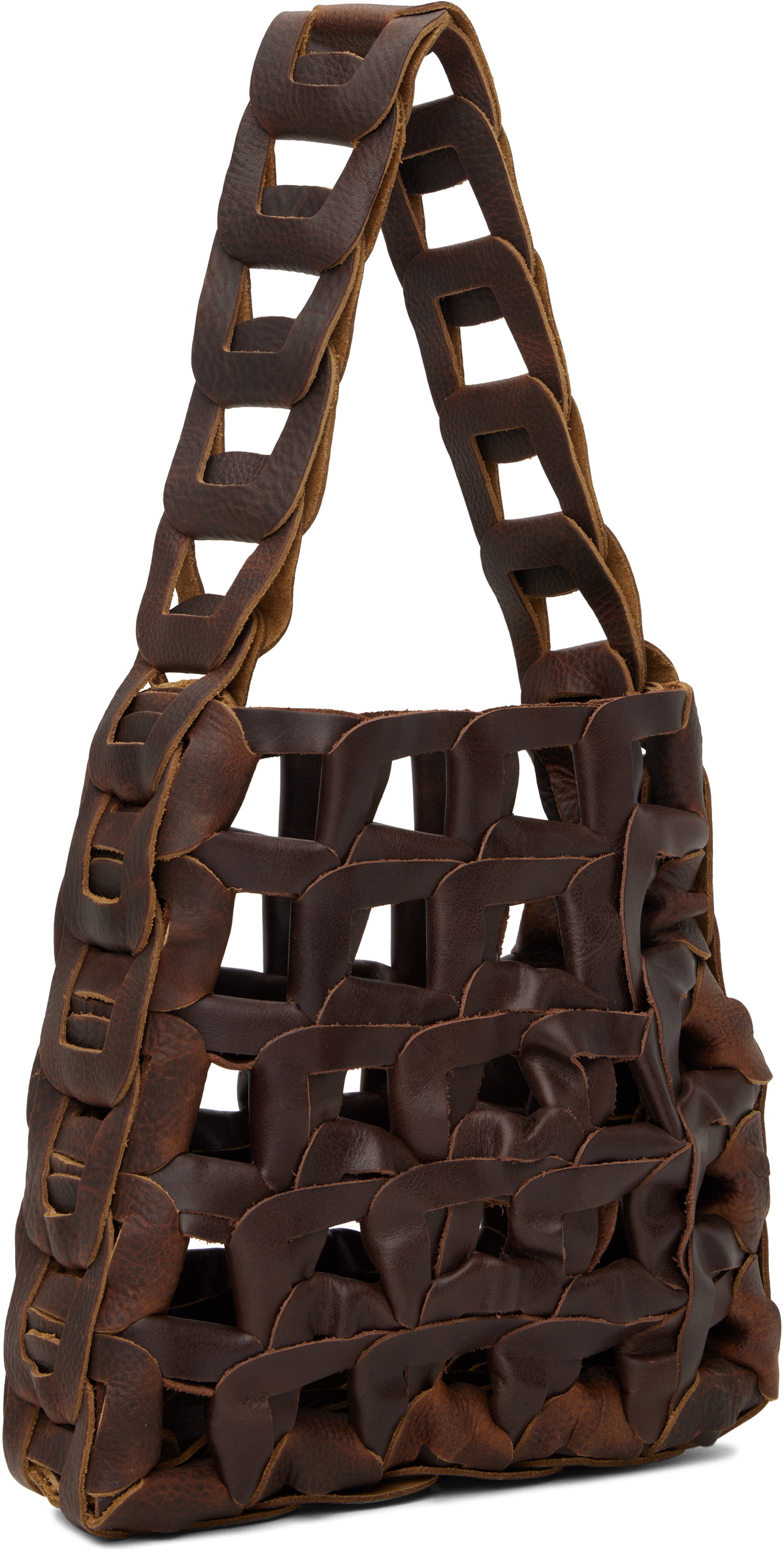 バッグ sc103 brown leather links tote sullen SC103 Brown Links Bag SC103