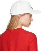 Valentino Garavani White VLogo Cap