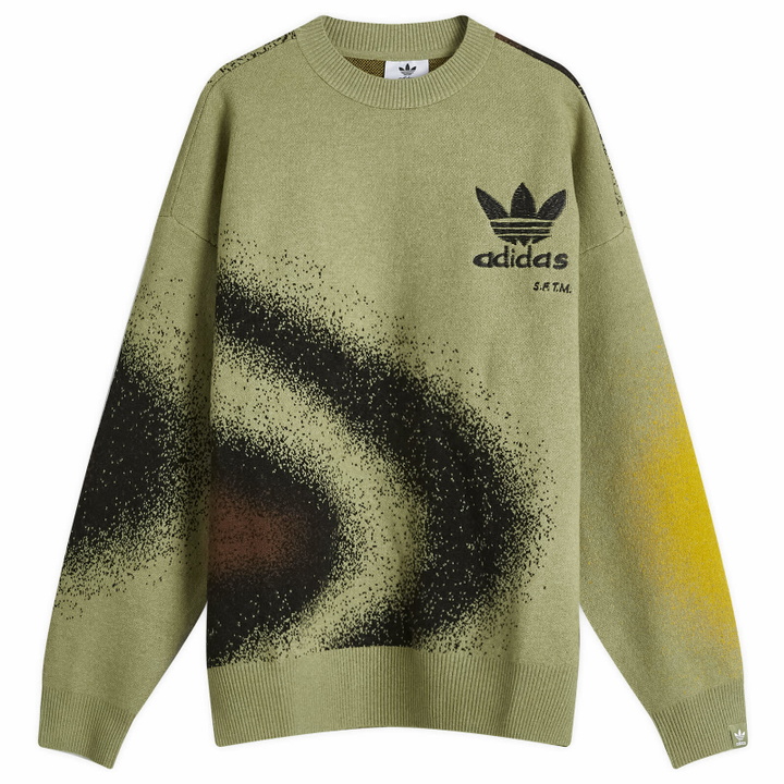 Photo: Adidas x SFTM Knitted Sweat in Tent Green