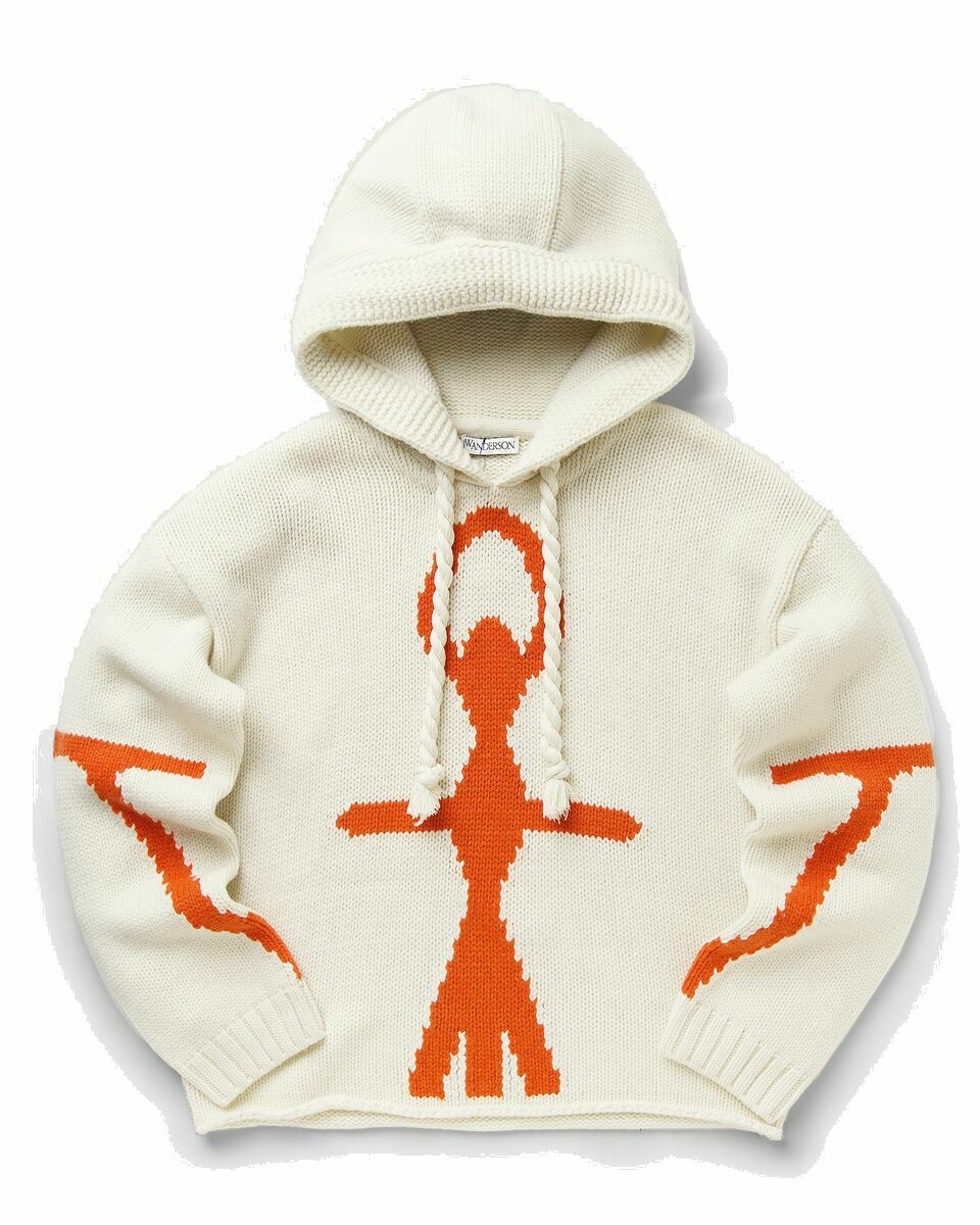 Photo: Jw Anderson Anchor Logo Hoodie Beige - Mens - Pullovers