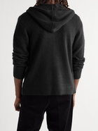 James Perse - Cashmere Zip-Up Hoodie - Black