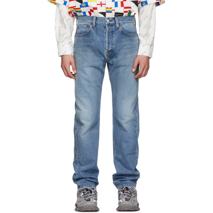 Photo: Balenciaga Blue Standard Fit Jeans