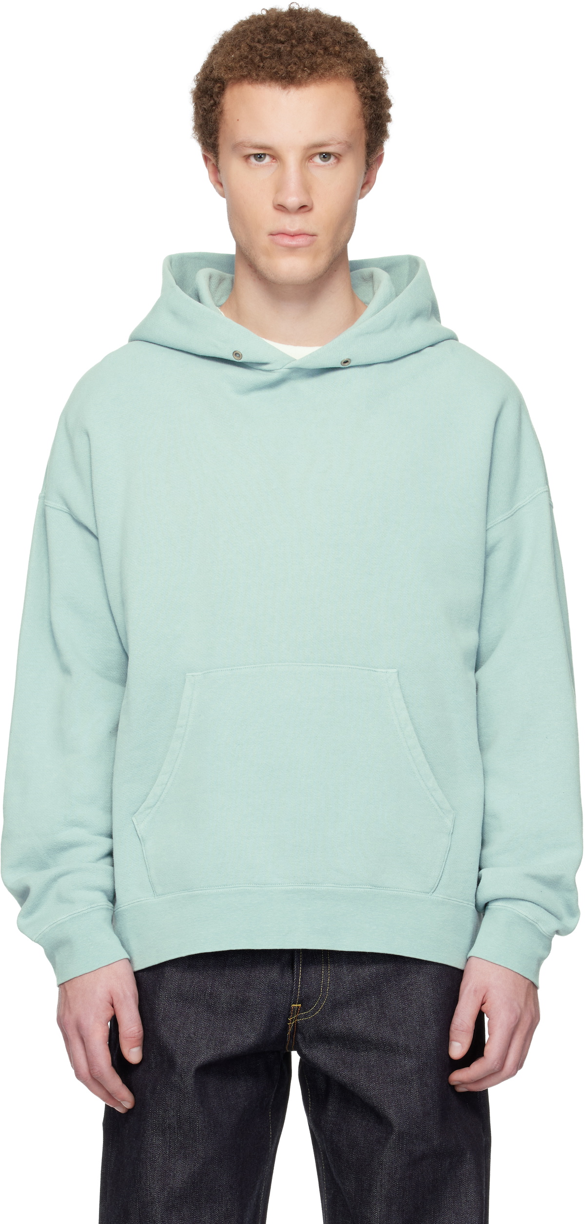 visvim Blue Jumbo SB P.O. DMGD Hoodie