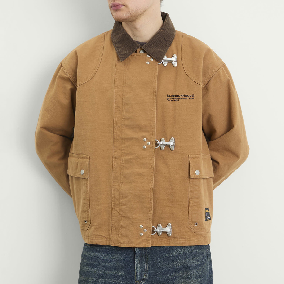 Neighborhood Men's Fireman Jacket in Camel Neighborhood