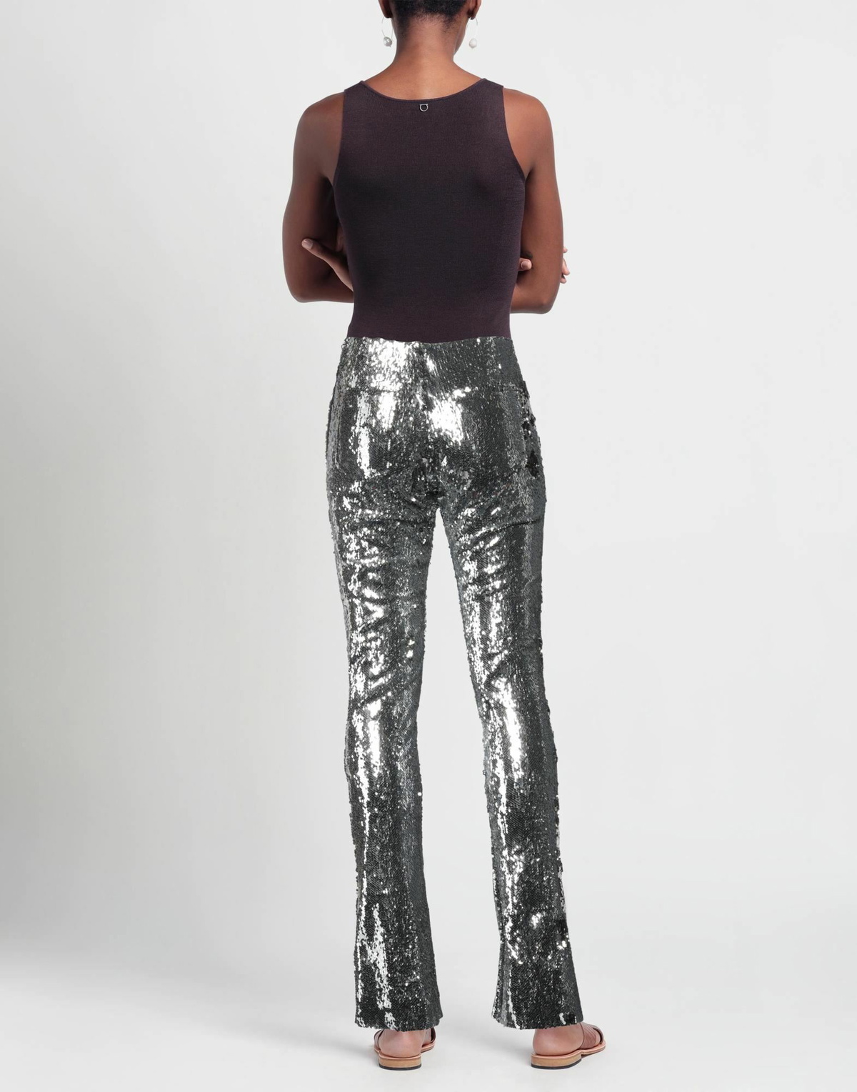 Marques' Almeida Womens Pants in Silver