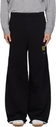 MM6 Maison Margiela Black Label Patch Sweatpants