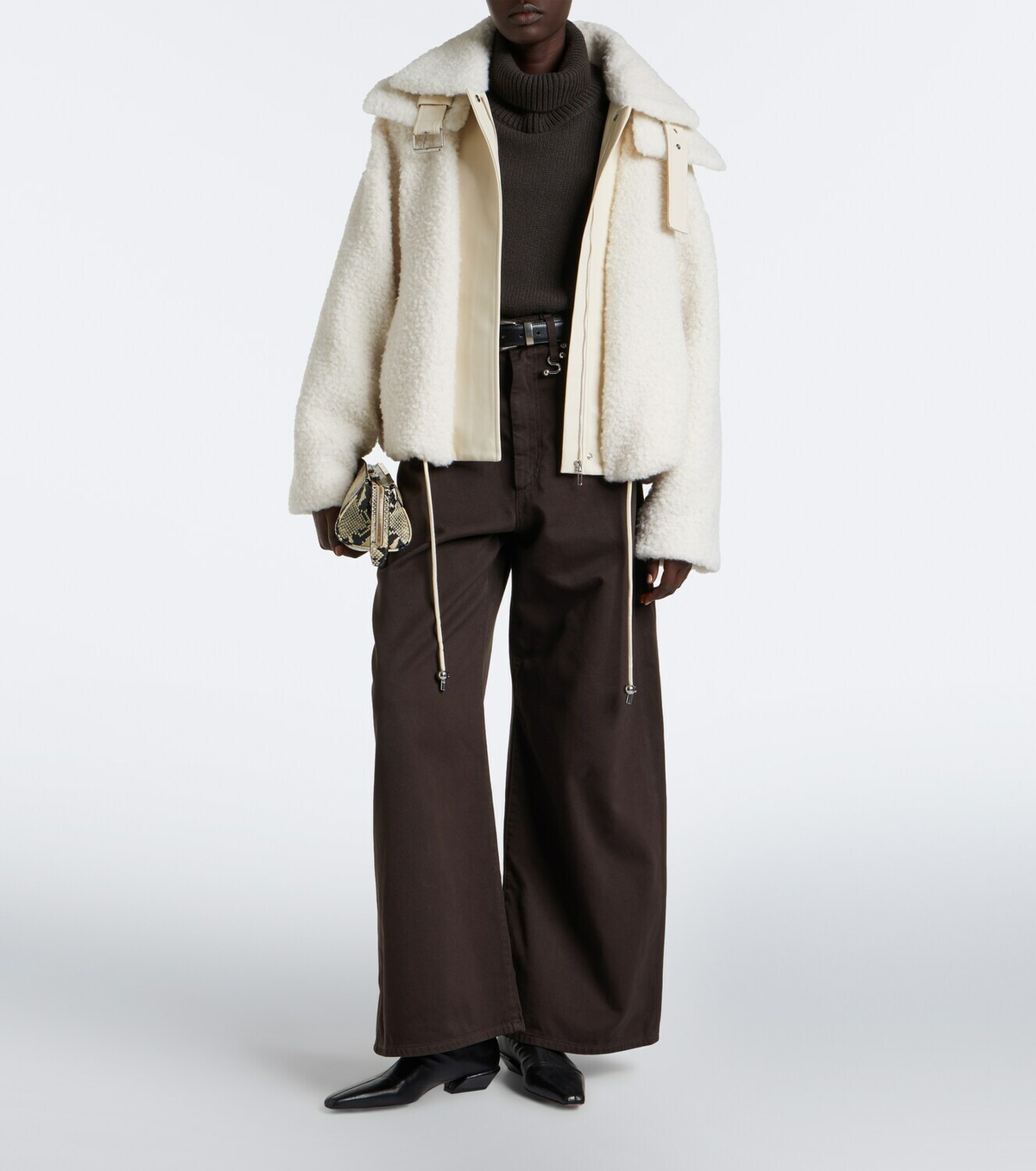 Sportmax Teddy-trimmed jacket
