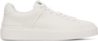 Balmain White B-Court Sneakers