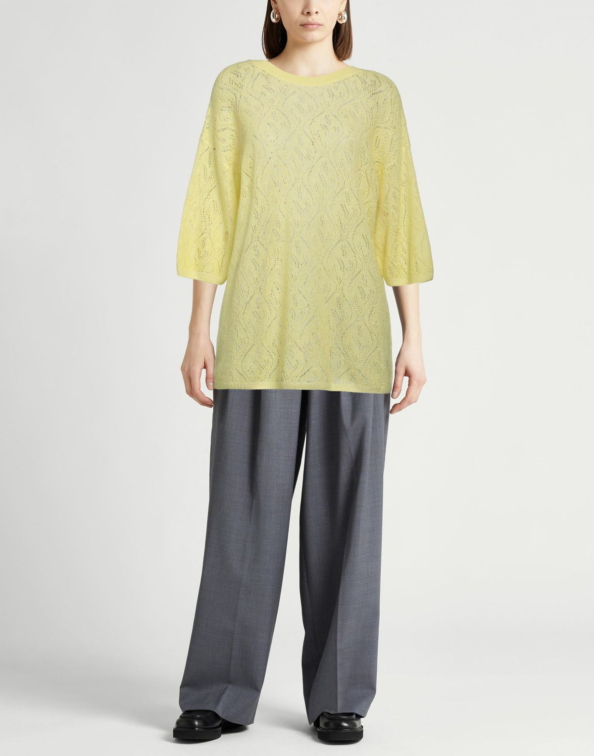 Malo Womens Sweater in Yellow