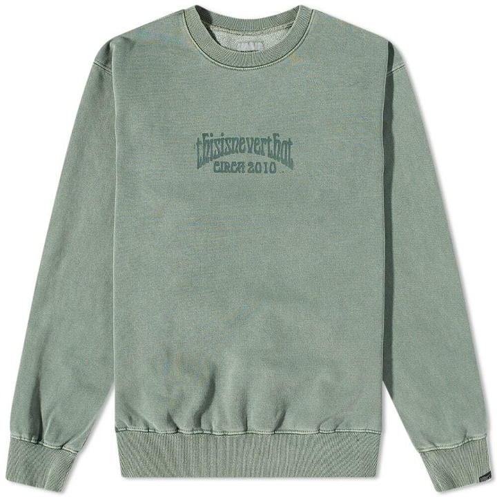 Photo: thisisneverthat Men's RS-Logo Crew Sweat in Forest