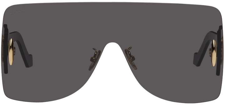 Photo: Loewe Black Shield Sunglasses