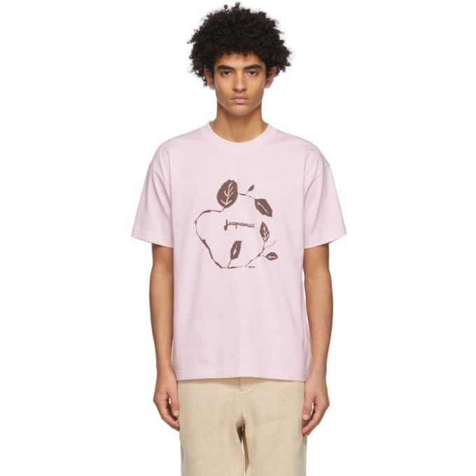 Photo: Jacquemus Pink Le T-Shirt Jean T-Shirt