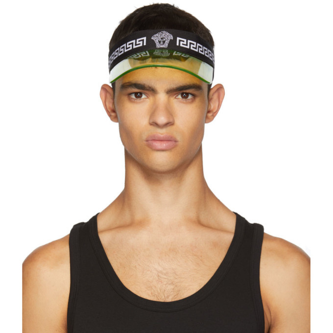 Photo: Versace Underwear Black Cap Visor