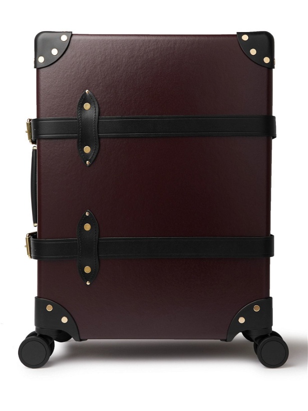 Photo: GLOBE-TROTTER - Centenary 20 Leather-Trimmed Carry-On Suitcase"