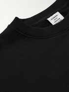 VETEMENTS - Printed Cotton-Blend Jersey Sweatshirt - Black