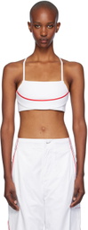 JACQUEMUS White Nike Edition NRG Sport Bra