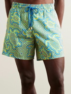 Vilebrequin - Mahina Straight-Leg Mid-Length Recycled Swim Shorts - Green