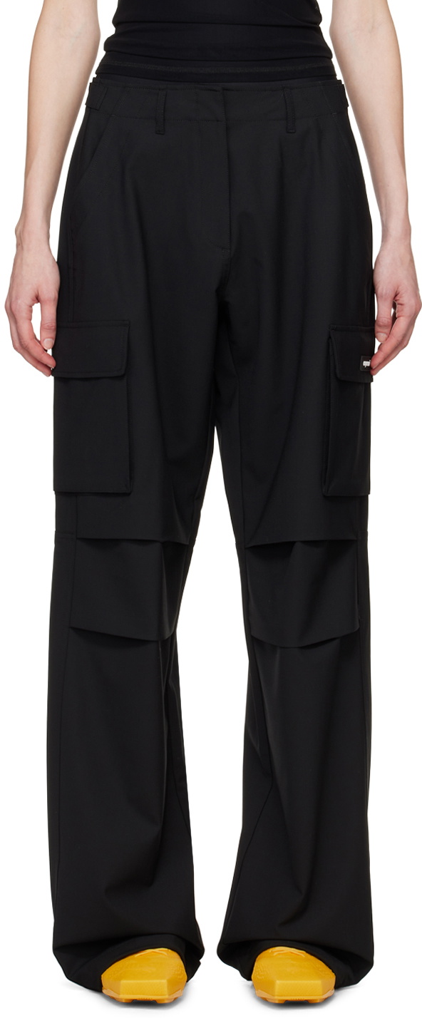 Coperni Black Tailored Cargo Pants Coperni