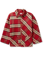 ERL - Checked Tweed Jacket - Red