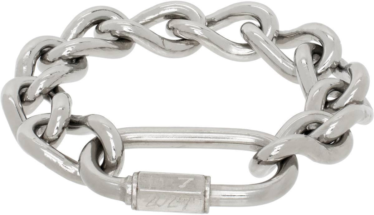 Apartment 1007 Silver #2 Chain Bracelet