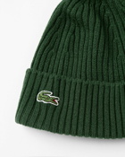 Lacoste Knitted Cap Green - Mens - Beanies