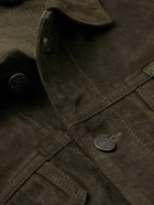 Polo Ralph Lauren - Icon Slim-Fit Suede Trucker Jacket - Green