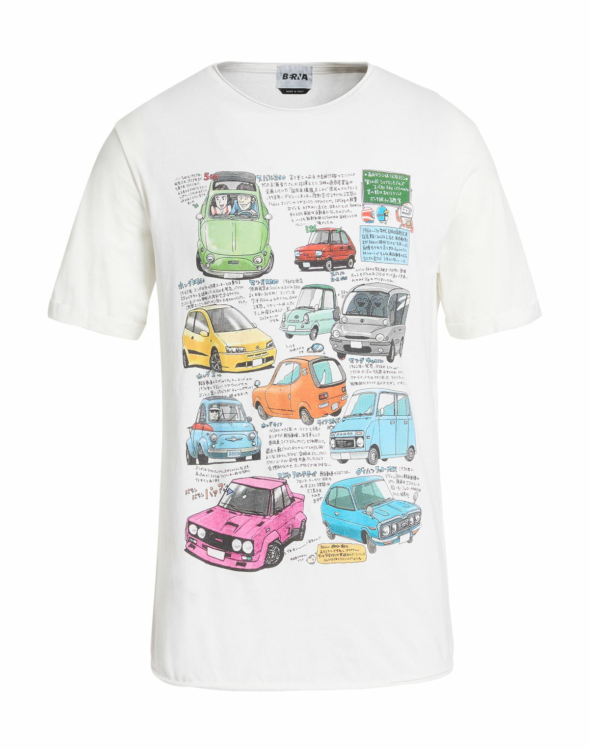 Berna Mens T-shirt Cream