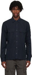 C.P. Company Navy Garment-Dyed Shirt