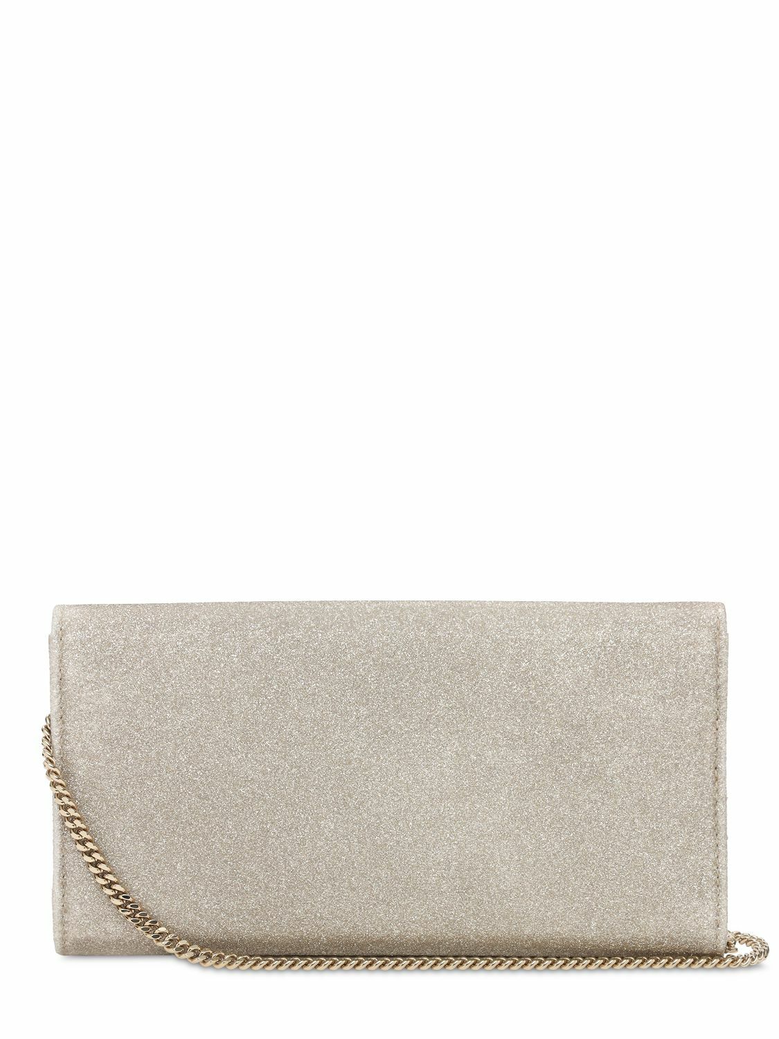 JIMMY CHOO - Emmie Infinity Glittered Clutch
