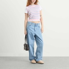 SUNDAYFRUITMARKET Women's Candy Cropped Knitted Vest in Pink