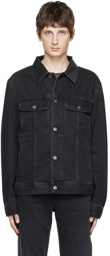 Diesel Black D-Barcy Denim Jacket