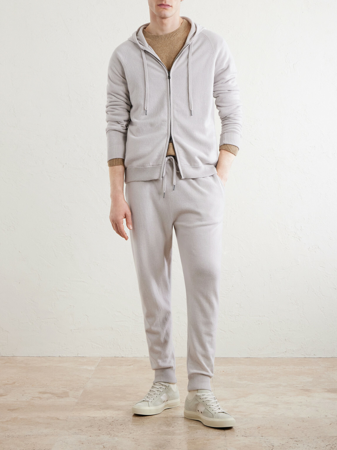 Derek Rose - Finley Cashmere Hoodie - Gray
