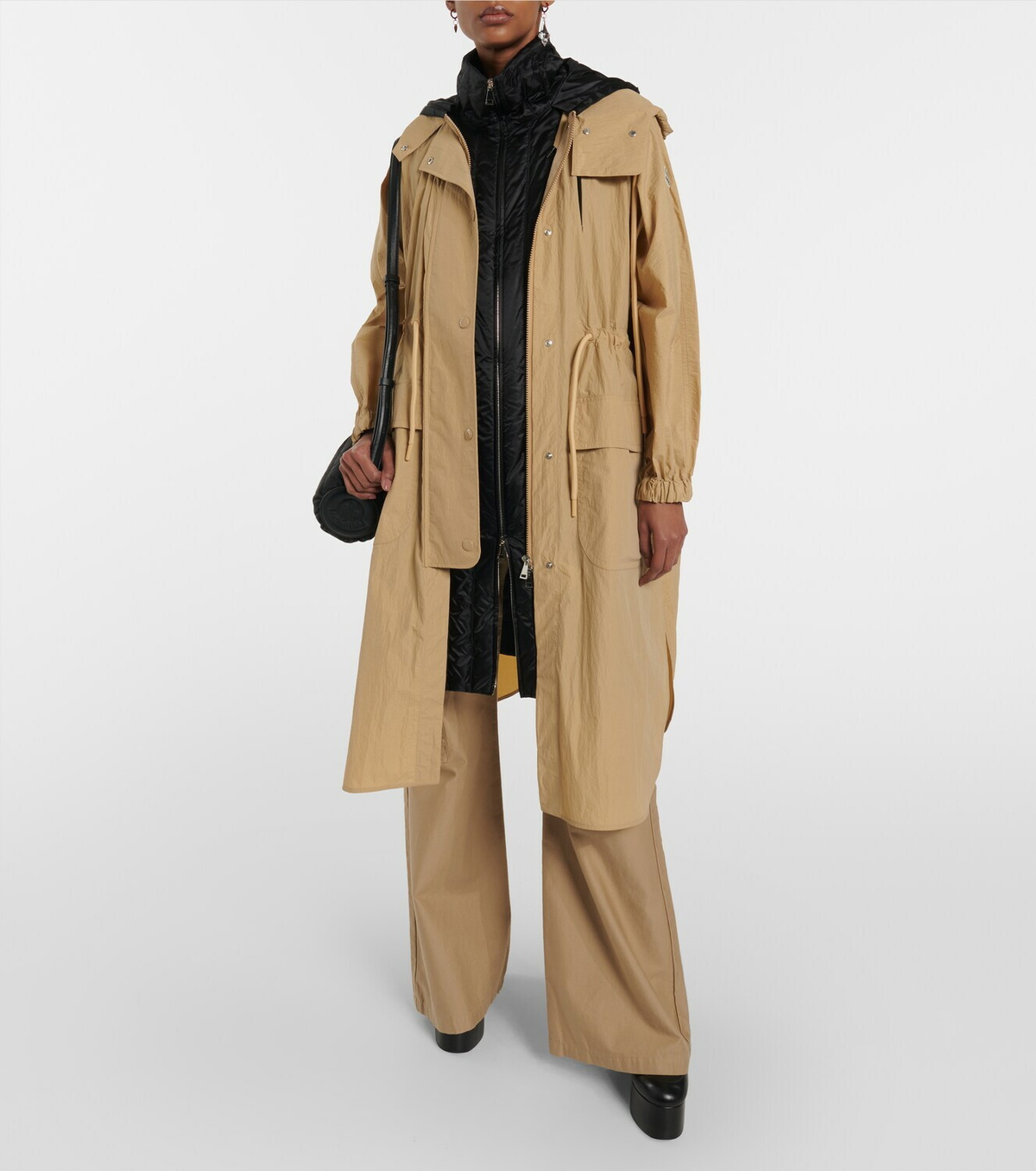 【関税&送料込】Moncler Brown Nylon Sainbel Parka Moncler Coats for Women | Online Sale up to 21% off | Lyst