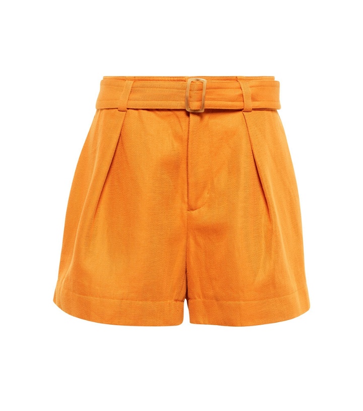 Photo: Vince - Cotton and linen twill shorts