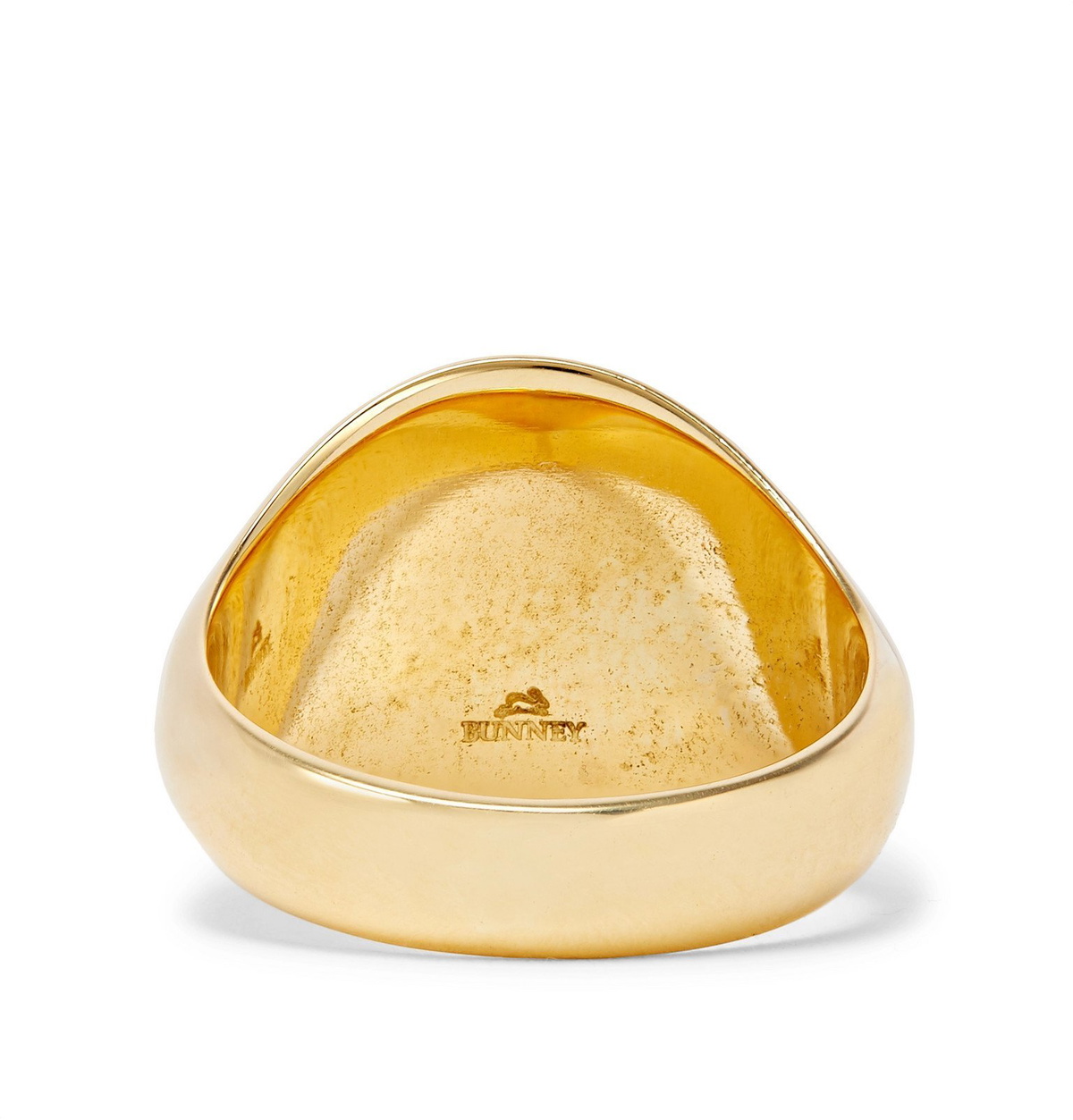 Bunney - Hammered 18-Karat Gold Signet Ring - Gold Bunney